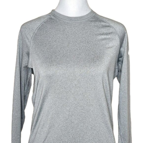 Nike Pro Combat Gray Dri-FIT/Therma-FIT Fitted Long Sleeve Shirt Women's Large - Picture 2 of 10